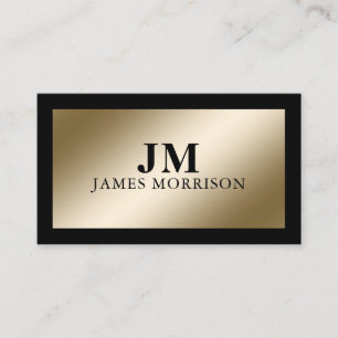 Modern Professional Minimalist Executive Generic Business Card