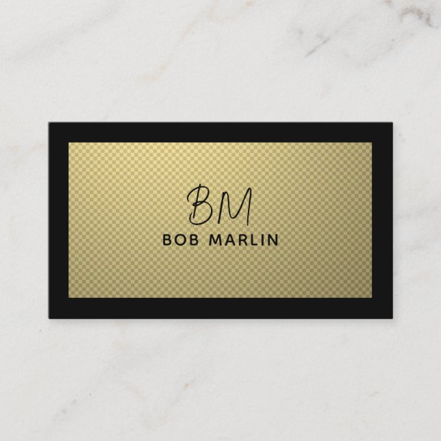 Modern Professional Minimalist Executive Generic Business Card (Front)