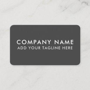 Modern Professional Minimalist Sleek Business Card