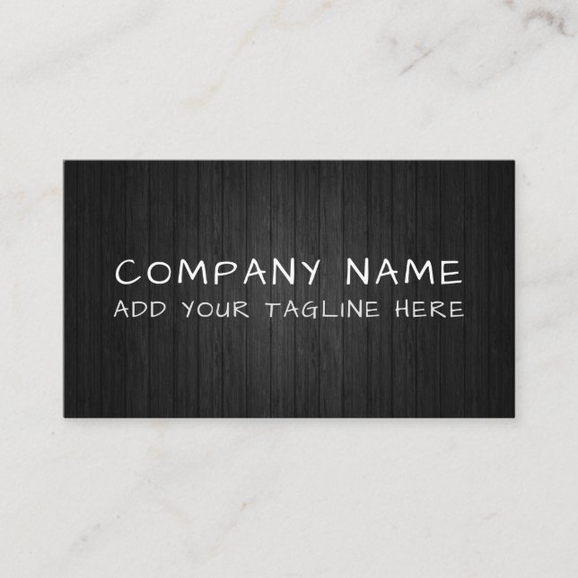 Modern Professional Minimalist Sleek Business Card (Front)