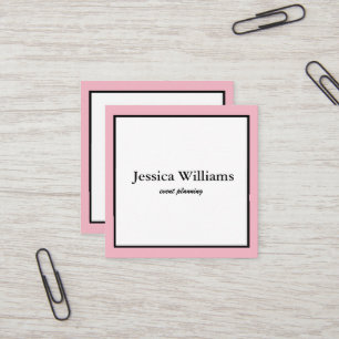 Modern Professional Minimalist square Business Card