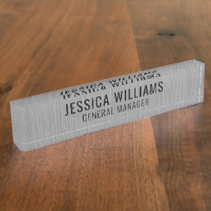 Modern Professional Name Plate