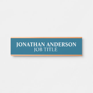 Modern Professional Office Door Sign