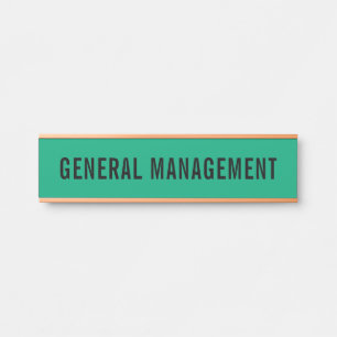 Modern Professional Office Door Sign