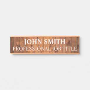 Modern Professional Office Door Sign