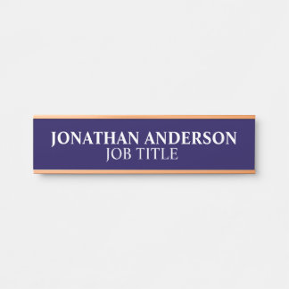 Modern Professional Office Door Sign