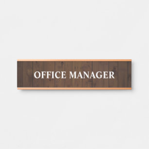 Modern Professional Office Door Sign