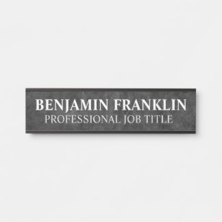 Modern Professional Office Door Sign