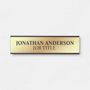 Modern Professional Office Door Sign