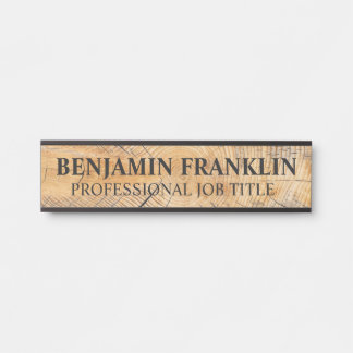 Modern Professional Office Door Sign