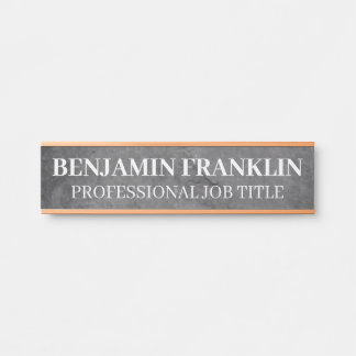 Modern Professional Office Door Sign