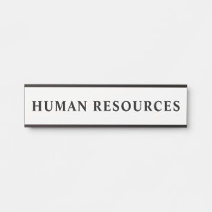 Modern Professional Office Door Sign