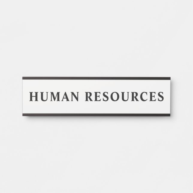 Modern Professional Office Door Sign (Front)