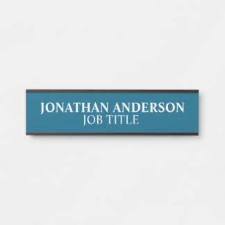 Modern Professional Office Door Sign