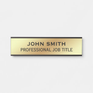 Modern Professional Office Door Sign