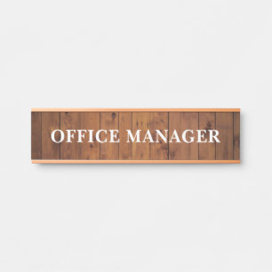 Modern Professional Office Door Sign