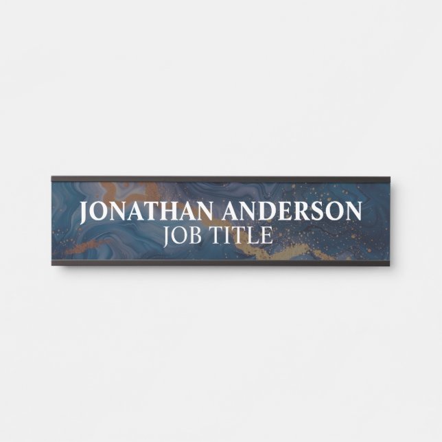 Modern Professional Office Door Sign (Front)