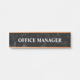 Modern Professional Office Door Sign