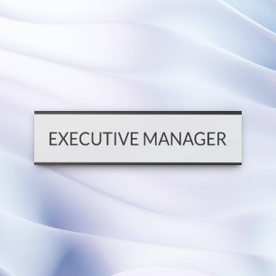 Modern Professional Office Door Sign