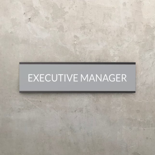 Modern Professional Office Door Sign (Creator Uploaded)