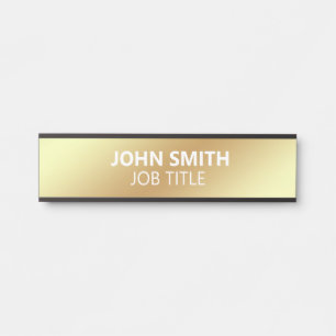 Modern Professional Office Door Sign