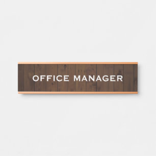 Modern Professional Office Door Sign