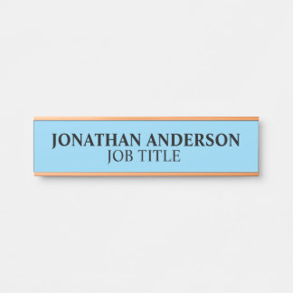 Modern Professional Office Door Sign