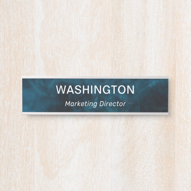 Modern Professional Office Door Sign (Front)