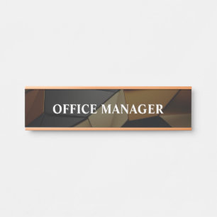 Modern Professional Office Door Sign