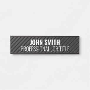 Modern Professional Office Door Sign