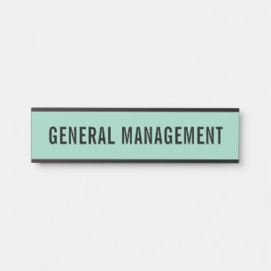 Modern Professional Office Door Sign