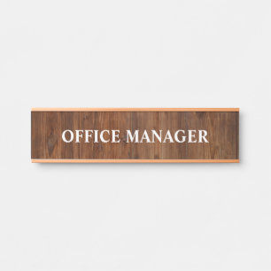 Modern Professional Office Door Sign