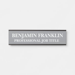 Modern Professional Office Door Sign Name Plate