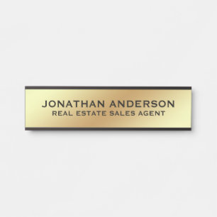 Modern Professional Office Door Sign Name Plate