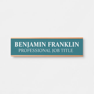 Modern Professional Office Door Sign Name Plate