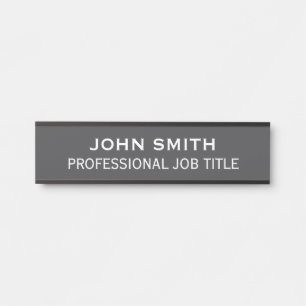 Modern Professional Office Door Sign Name Plate
