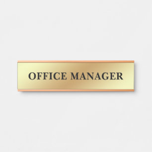Modern Professional Office Door Sign Name Plate
