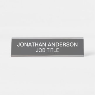 Modern Professional Office Door Sign Name Plate