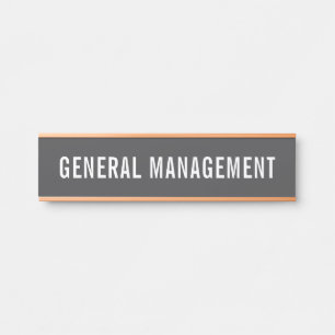 Modern Professional Office Door Sign Name Plate
