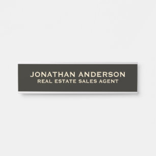 Modern Professional Office Door Sign Name Plate