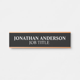 Modern Professional Office Door Sign Name Plate