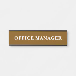 Modern Professional Office Door Sign Name Plate