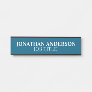 Modern Professional Office Door Sign Name Plate