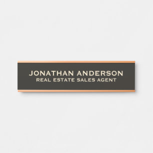 Modern Professional Office Door Sign Name Plate