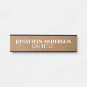 Modern Professional Office Door Sign Name Plate