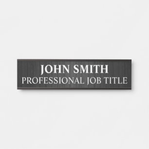 Modern Professional Office Door Sign Name Plate
