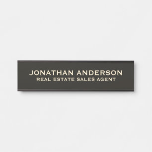 Modern Professional Office Door Sign Name Plate