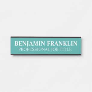 Modern Professional Office Door Sign Name Plate