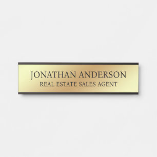 Modern Professional Office Door Sign Name Plate
