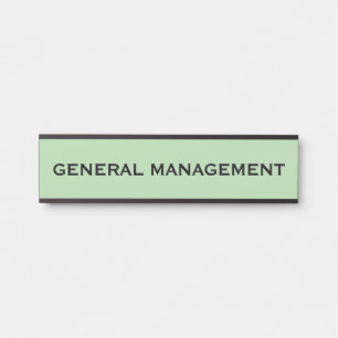 Modern Professional Office Door Sign Name Plate